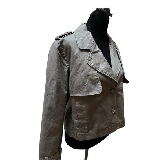 Grifflin Paris women’s size M cropped jacket, brown - Picture 3 of 12